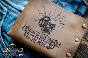 Портмоне из натуральной кожи для мужчины, фото