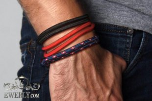 Браслет (комплект из шнурков) для мужчины 123065MK, фото
