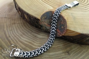 Мужской браслет Император из серебра, фото