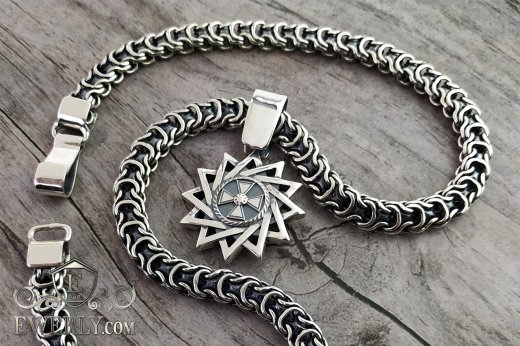 Комплет: Звезда Эрцгаммы с цепочкой "Рамзес", фото