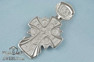 Большой нательный мужской крест, фото