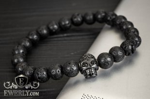 Мужской каменный браслет 123034BC, фото