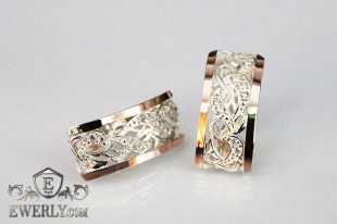 Earring of sterling silvers, фото