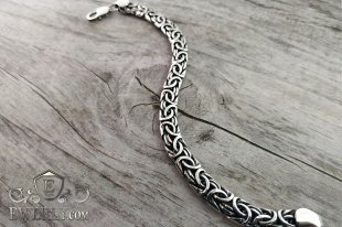 Браслет из серебра Лисий хвост (Валькирия), фото